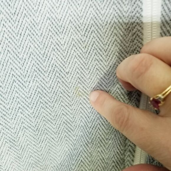 Adidas Men's L Gray & White Full Zip Jacket With Gold Logo‎ Stretchy Lightweight - Picture 6 of 14